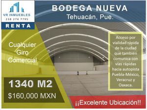 Bodega en Renta en San Lorenzo Teotipilco Tehuacán