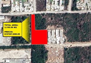 Venta de terreno en Dzitya de más 3,000 m2