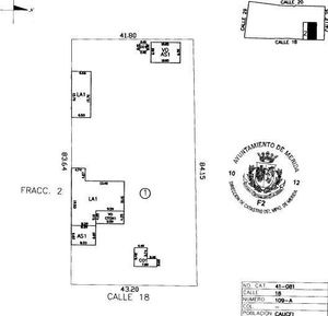 Venta de terreno en caucel de 3,682 m2