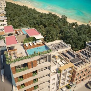 Estudio vista al mar en venta en Playa del Carmen