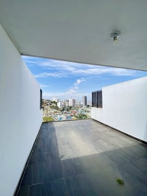 Departamento con terraza en Condominio Torre Espacio Chapultepec