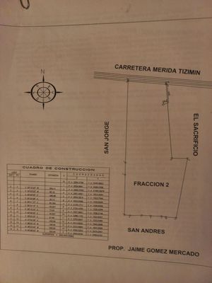 Gran terreno sobre carretera a Mérida-Tizimín