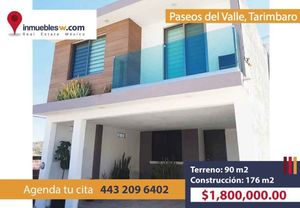 CASA EN VENTA EN PASEOS DEL VALLE, TARIMBARO