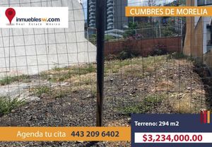 TERRENO EN VENTA EN CUMBRES DE MORELIA