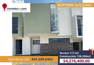 CASA EN VENTA EN BONTERRA ALTOZANO, MORELIA