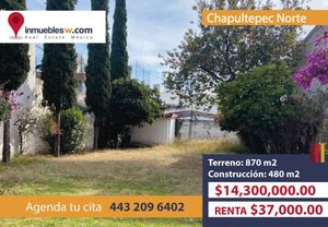 CASA EN VENTA Y EN RENTA EN CHAPULTEPEC NORTE, MORELIA