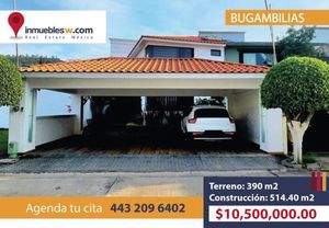 CASA EN VENTA EN BUGAMBILIAS, MORELIA