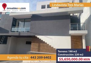 CASA EN VENTA EN LINDAVISTA TRES MARIAS, MORELIA