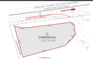 TERRENO COMERCIAL  EN VENTA EN CORREGIDORA, QUERÉTARO.