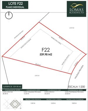 Terreno en Venta en zona Andares Lomas Acueducto