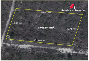 Oportunidad de terreno en TEMOZON norte, cerca Las Fincas