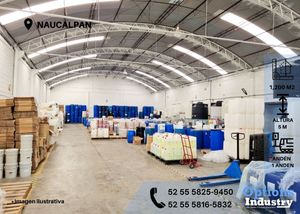 Industrial warehouse in rent in Naucalpan