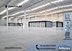 Industrial property for rent located in Cuautitlán industrial park