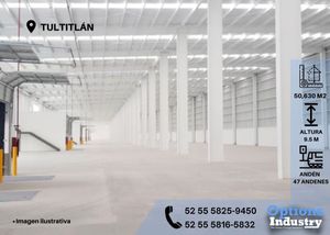 Great industrial warehouse for rent in Tultitlán