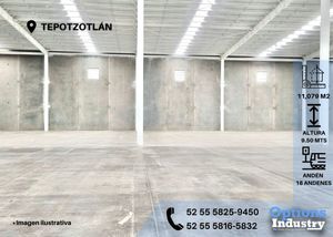 Tepotzotlán, industrial warehouse for rent