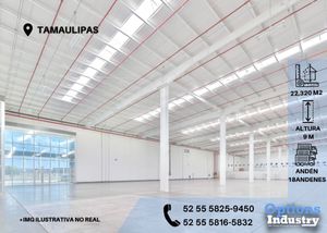 Large industrial warehouse for rent in Tamaulipas