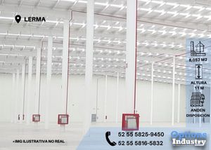 Immediate availability of industrial warehouse rental in Lerma