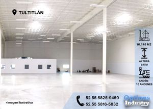 Incredible industrial warehouse for rent in Tultitlán