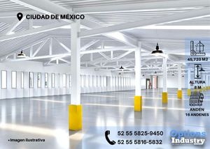 Industrial warehouse rental in Mexico City