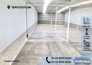 Opportunity to rent an industrial warehouse in Tepotzotlán