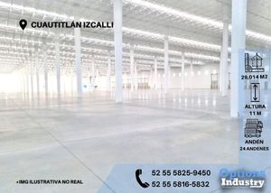 Industrial warehouse for rent in Cuautitlán Izcalli