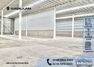 Industrial warehouse located in Guadalajara for rent