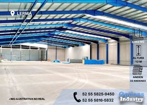 Large industrial warehouse for rent in Lerma