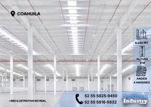 Rent industrial warehouse, Coahuila area