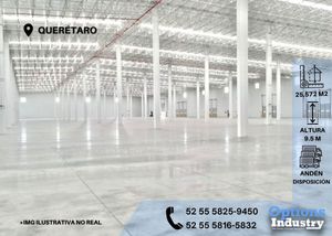 Disponibilidad inmediata de renta de nave industrial en Querétaro