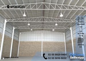 Industrial warehouse rent in Iztacalco