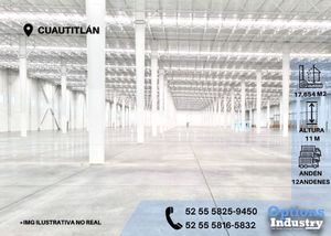 Industrial warehouse located in Cuautitlán for rent