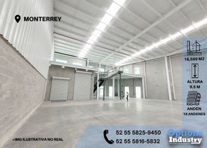 Disponibilidad inmediata de renta de nave industrial en Monterrey