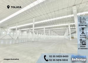 Amazing industrial warehouse for rent in Toluca