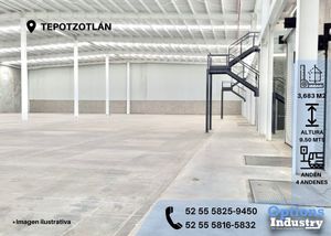 Rent industrial warehouse in Tepotzotlán now