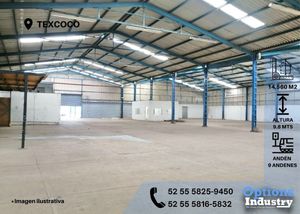 Renta inmediata de nave industrial en Texcoco