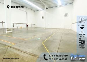 Rent warehouse in Tultepec