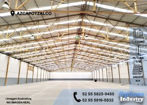 Renta en Azcapotzalco bodega industrial