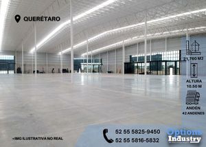 Nave industrial ubicada en Querétaro para alquilar
