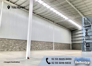 Rent now incredible industrial warehouse in Tultepec