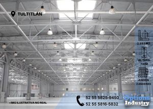 Warehouse rental opportunity in Tultitlán