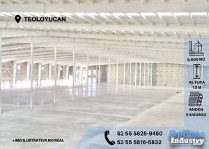 Industrial property for rent, Teoloyucan area