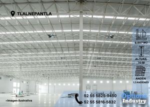 Opportunity to rent industrial warehouse in Tlalnepantla