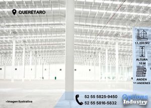 Opportunity to rent an industrial warehouse in Querétaro