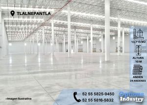 Rent great industrial warehouse in Tlalnepantla