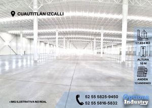 Amazing industrial warehouse in Cuautitlán Izcalli for rent