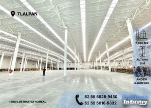 Rental of industrial property in Tlalpan