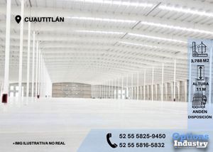 Rent industrial warehouse now in Cuautitlán