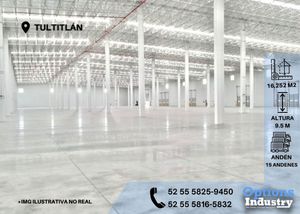 Industrial warehouse for rent in Tultitlán