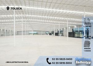 Rent space in Toluca industrial park