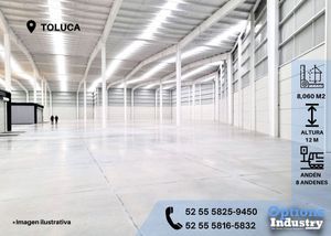 Rent industrial warehouse in Toluca